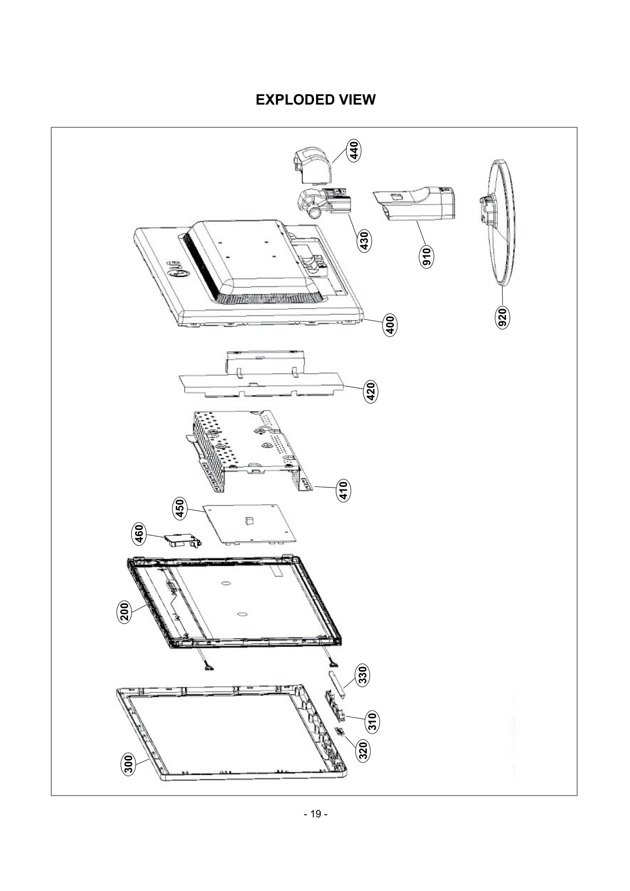 Download free pdf for LG W1942P Monitor manual